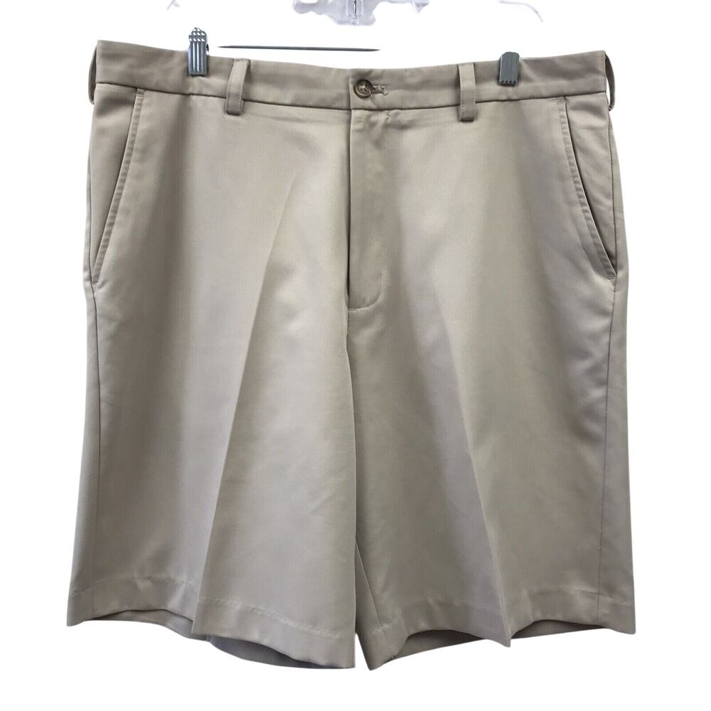 Izod Shorts Mens 36 Beige